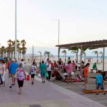 Infante Primera Linea Gandia Playa Solo Familias Apartment *