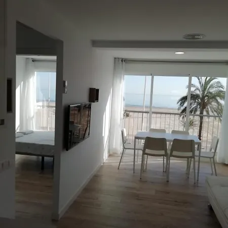 Infante Primera Linea Gandia Playa Solo Familias Apartment *